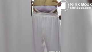 Japanese girl poop panty