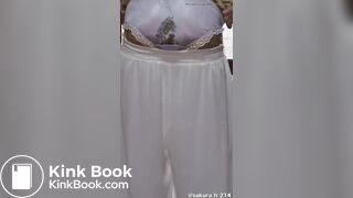 Japanese girl poop panty