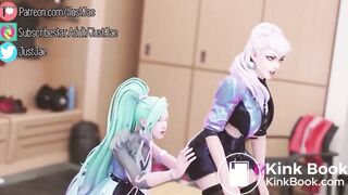 shiiting on her face