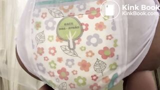 A pull-up diaper poo..