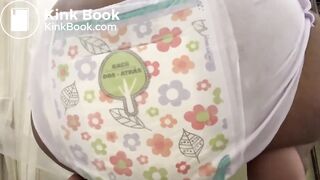 A pull-up diaper poo..
