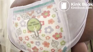 A pull-up diaper poo..