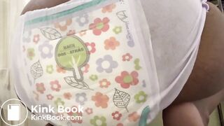 A pull-up diaper poo..