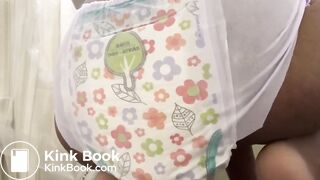 A pull-up diaper poo..