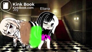 Gacha life girl turned into fart and shit maid