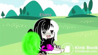 Gacha life girl turned into fart and shit maid