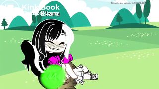 Gacha life girl turned into fart and shit maid