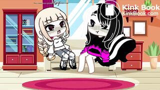 Gacha life girl turned into fart and shit maid