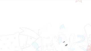 Cyan soils her diaper