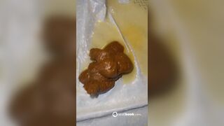 Ebony Shits from her gorgeous ass