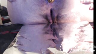 Large and thick shit explosion