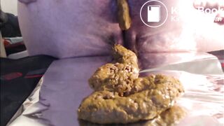 Large and thick shit explosion