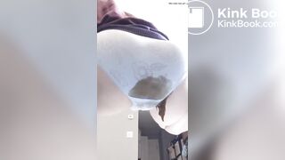Chinese blue panty poop