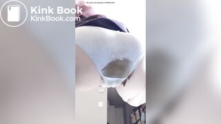 Chinese blue panty poop