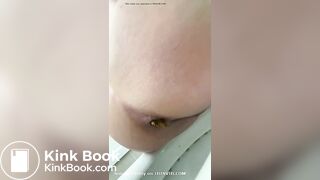 Closeup shit and piss