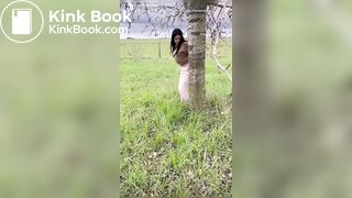 Latina Influencer Poop Huge Turd Field (Full Video)