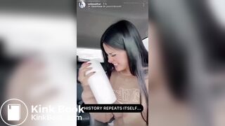 Latina Influencer Poop Huge Turd Field (Full Video)