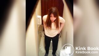 Japanese girl pooping on toilet - video 3