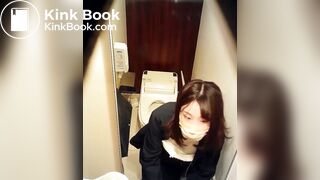 Japanese girl pooping on toilet - video 5