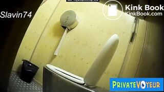 Women pooping (product shown)