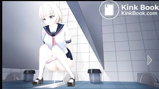 Watching Anya in the bathroom