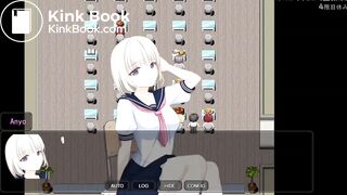 Watching Anya in the bathroom