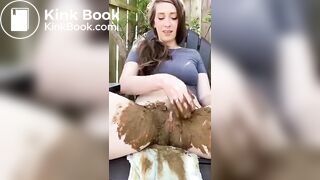 Outdoor diaper scat..