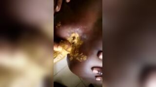 Ebony Milf Shits On My Cock