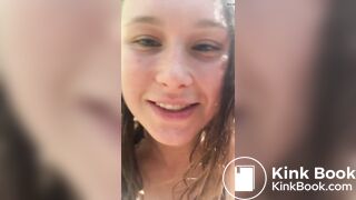 Cutie shits in nature