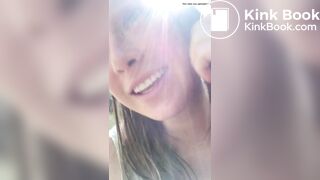 Cutie shits in nature