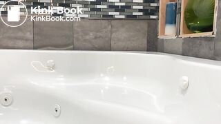 "k" - Shitting on a Fresh Clean Jacuzzi Tub