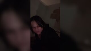 HOT BABE POOPING IN PUBLIC PARK BATHROOM