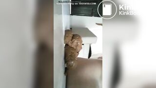 Hottie poops on the floor