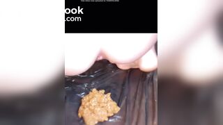 Sexy tatted ass creamy shit