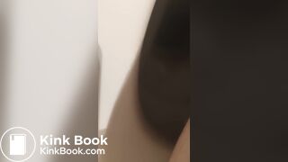 Boy Pooping in Toilet