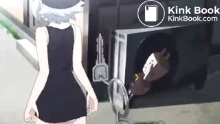 cat girl pooping in diaper