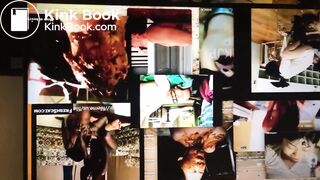 WATCHING PORN WITH A HUMAN TOILET SISSY!