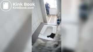 Beautiful Russian woman spy wc poop 753