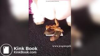 GIrl Taking a Monster Dump