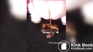 GIrl Taking a Monster Dump