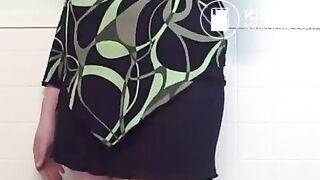 Couldn’t hold her mess before filming