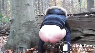 A lovely poo in the woods..