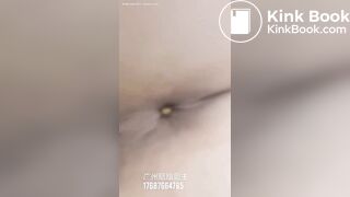 Shitting on the toilet - video 16