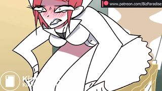 Scientist Woman Explosive Diarrhea (bizparadise)