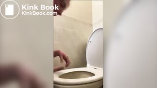 Toilet licking - video 15