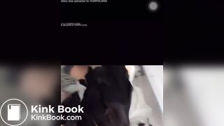 Thick bitch blowing her asshole out