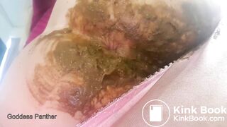 Hot loads in satin panties