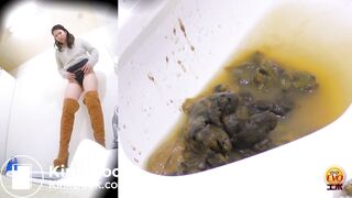 Runny poop then logs then g string up her bum with no w