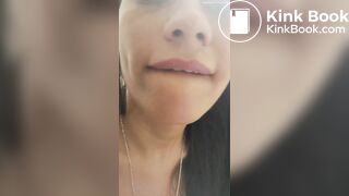 Very hot Brazilian slut puking and taking a nice shit