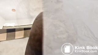 nasty bubble butt ebony dropping a nice load